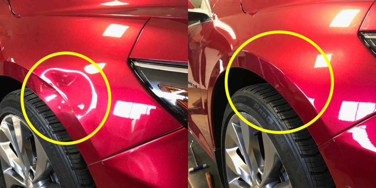 How much does paintless dent repair cost? (1)
